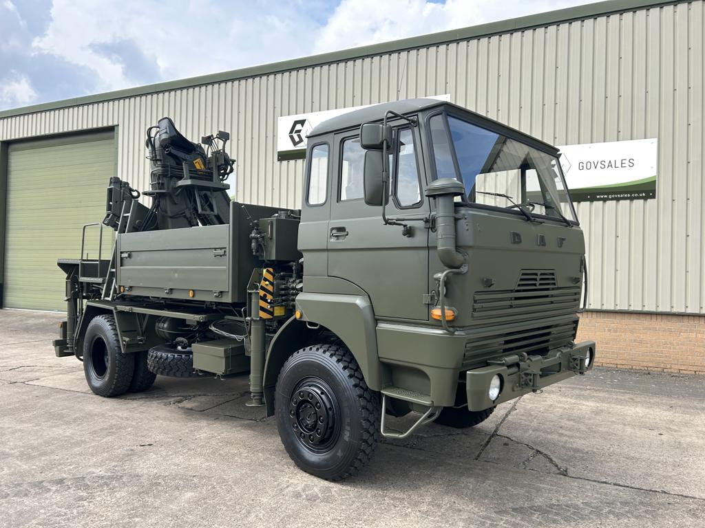 DAF YA5442 4x4 Cargo Crane Truck - Govsales of mod surplus ex army trucks, ex army land rovers and other military vehicles for sale